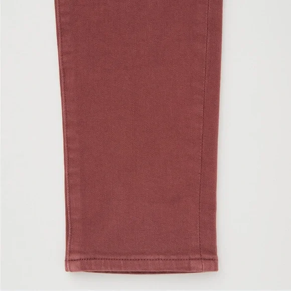 Uniqlo Tapered Ankle Jeans Maroon Size 8 / 30” EUC - Picture 6 of 10